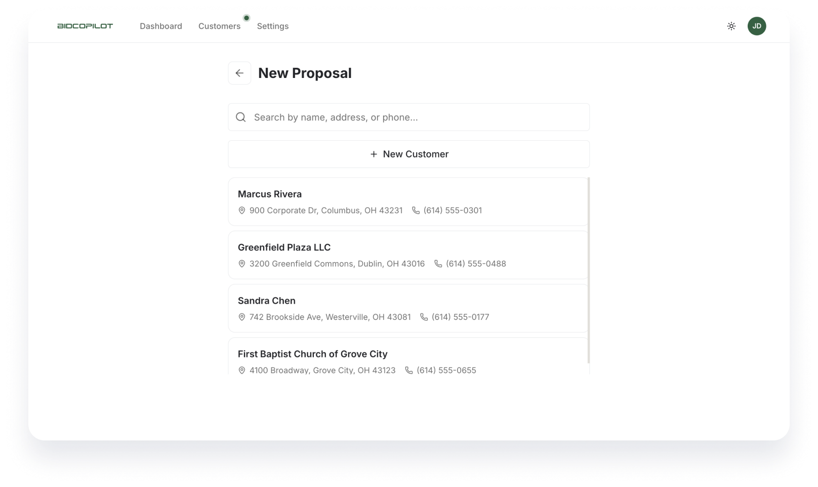 Bid Copilot product walkthrough.